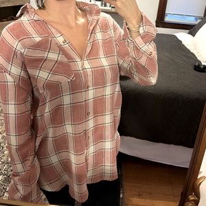 Urban Daisy Plaid Flannel